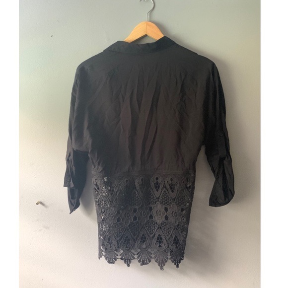 Roly Poly Black Button Up - Picture 4 of 4